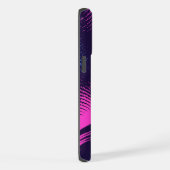 💖 Dynamic Pink & Purple Dotted Abstract Pattern iPhone Hoesje (Rechterkant)