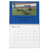 Dynamic Racing Mail Calendar Kalender (Feb 2027)