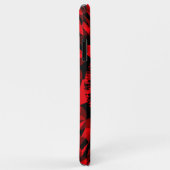 Dynamic Red Black Geometric Energetic Case-Mate iPhone Case (Achterkant/rechts)