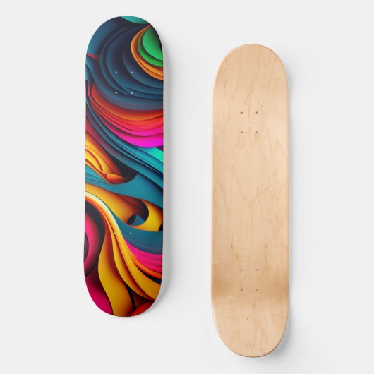 Dynamic Rhythms on Wheels Persoonlijk Skateboard (Voorkant)