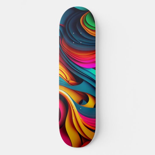 Dynamic Rhythms on Wheels Persoonlijk Skateboard (Voorkant)