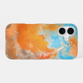 Dynamic Rocket Launch_iPhone-hoesje iPhone 16 Hoesje (Achterkant horizontaal)