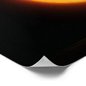Dynamic Samurai Jump Silhouette  Poster (Hoek)