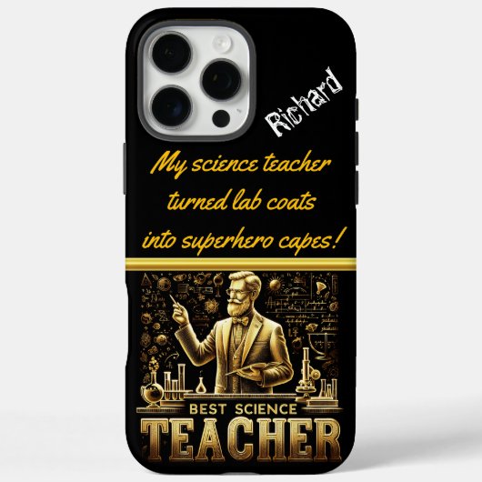 Dynamic Science Teacher inspireert studenten Case-Mate iPhone Case (Achterkant)