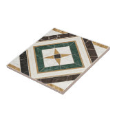 Dynamic Shapes – Abstract geometrisch ontwerp voor Tegeltje (Zijkant)