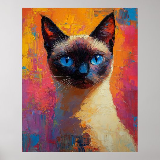 Dynamic Siamese Painting Poster (Voorkant)