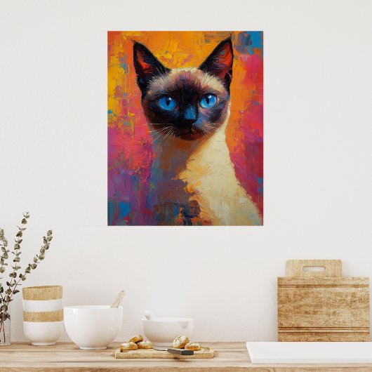 Dynamic Siamese Painting Poster (Keuken)