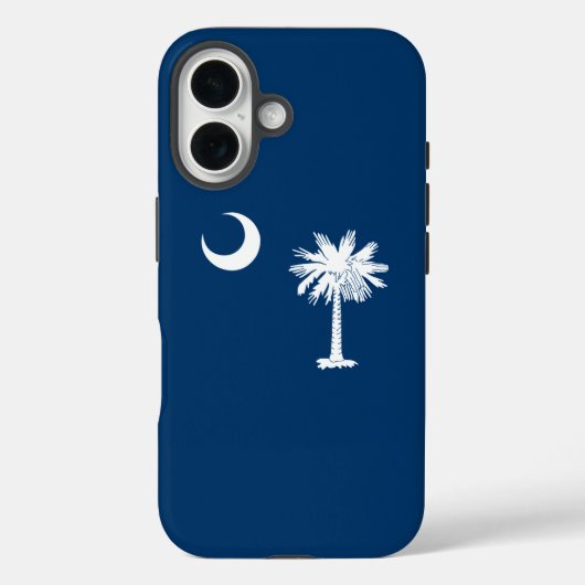 Dynamic South Carolina State Flag Graphic op een Case-Mate iPhone Case (Achterkant)