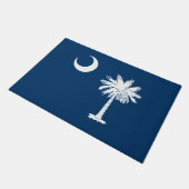 Dynamic South Carolina State Flag Graphic op een Deurmat (Schuin)