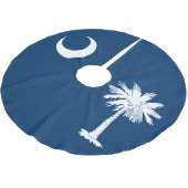 Dynamic South Carolina State Flag Graphic op een Kerstboom Rok (Gekanteld)