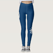Dynamic South Carolina State Flag Graphic op een Leggings (Voorkant)