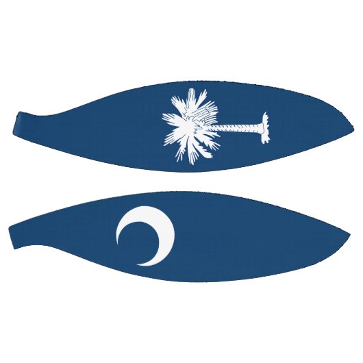 Dynamic South Carolina State Flag Graphic op een Mini Basketbal (Panelen)