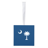 Dynamic South Carolina State Flag Graphic op een Ornament (Rechts)