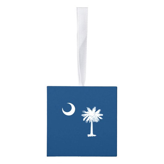 Dynamic South Carolina State Flag Graphic op een Ornament (Rechts)