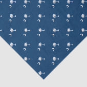 Dynamic South Carolina State Flag Graphic op een Tissuepapier (Detail)