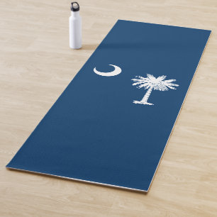 Dynamic South Carolina State Flag Graphic op een Yogamat