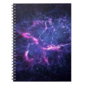 Dynamic Space Nebula Cosmic Afbeelding Notitieboek (Voorkant)