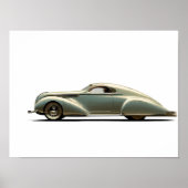 Dynamic Streamline Moderne: Aerodynamic Vintage Poster (Voorkant)