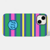 Dynamic Stripes w / Gepersonaliseerd Monogram iPho Case-Mate iPhone Case (Achterkant (horizontaal))