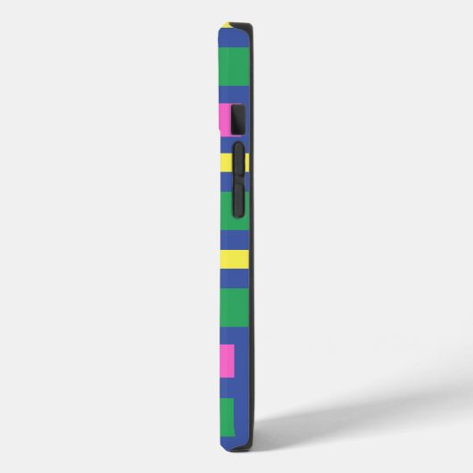 Dynamic Stripes w / Gepersonaliseerd Monogram iPho Case-Mate iPhone Case (Achterkant / Links)