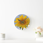 Dynamic Sunflower Ronde Klok (Huis)