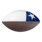 Dynamic Texas State Flag Graphic op een American Football (Gedraaid 90)