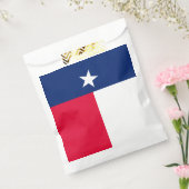 Dynamic Texas State Flag Graphic op een Bedankzakje (Gezegeld)