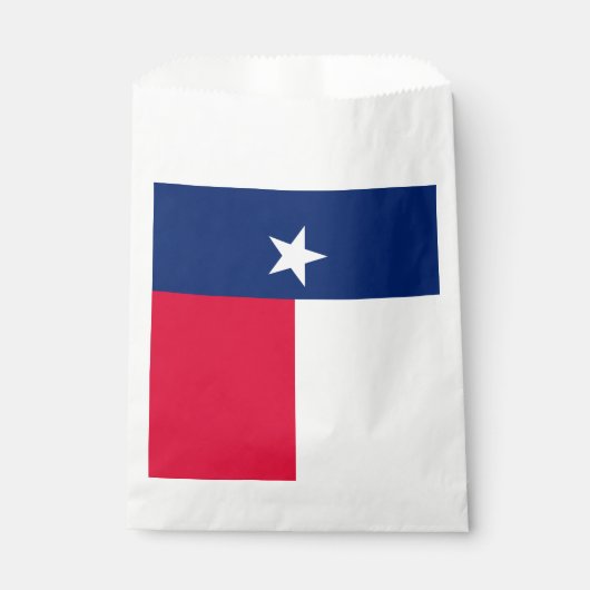Dynamic Texas State Flag Graphic op een Bedankzakje (Voorkant)
