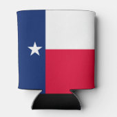 Dynamic Texas State Flag Graphic op een Blikjeskoeler (Achterkant)