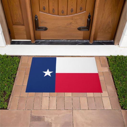 Dynamic Texas State Flag Graphic op een Deurmat (Buiten)