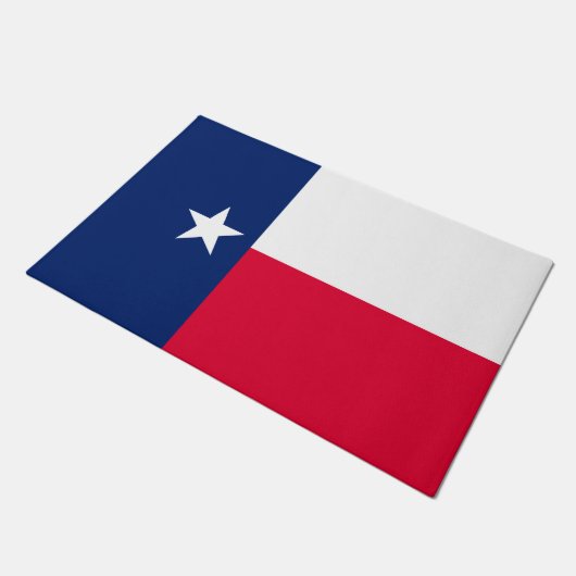 Dynamic Texas State Flag Graphic op een Deurmat (Schuin)