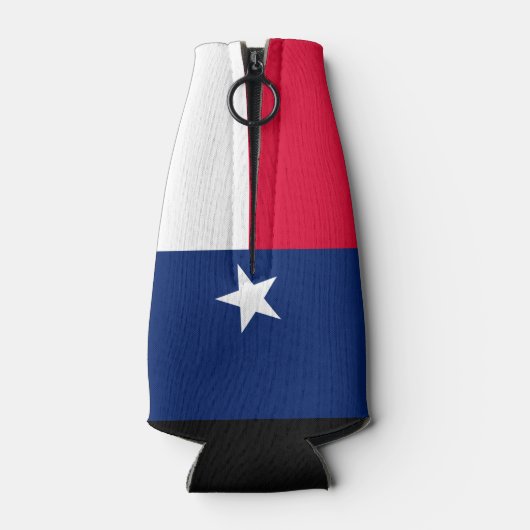 Dynamic Texas State Flag Graphic op een Flesjeskoeler (Achterkant)