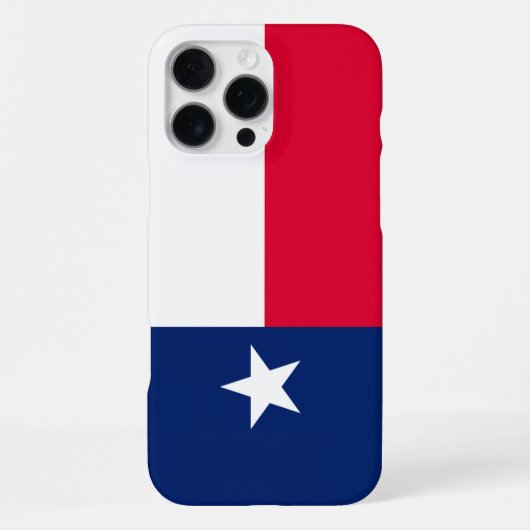 Dynamic Texas State Flag Graphic op een iPhone Hoesje (Achterkant)