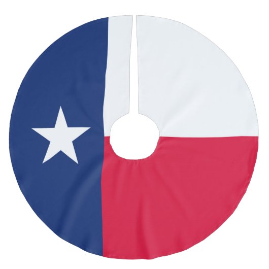 Dynamic Texas State Flag Graphic op een Kerstboom Rok (Voorkant)