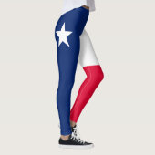 Dynamic Texas State Flag Graphic op een Leggings (Rechts)