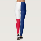 Dynamic Texas State Flag Graphic op een Leggings (Achterkant)
