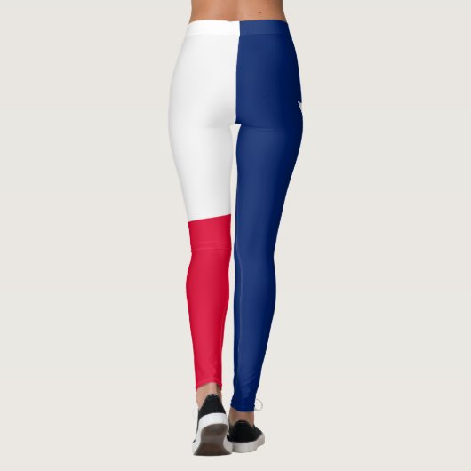 Dynamic Texas State Flag Graphic op een Leggings (Achterkant)