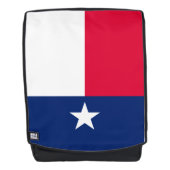 Dynamic Texas State Flag Graphic op een Rugtassen (Voorkant)