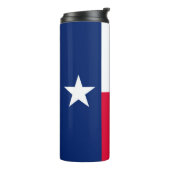 Dynamic Texas State Flag Graphic op een Thermosbeker (Gedraaid links)