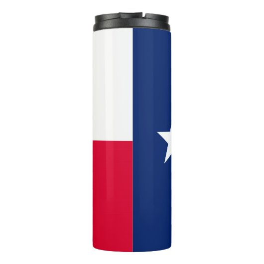 Dynamic Texas State Flag Graphic op een Thermosbeker (Achterkant)