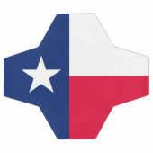 Dynamic Texas State Flag Graphic op een Voetbal (Enkel)