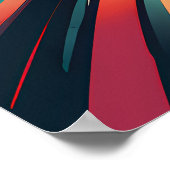 Dynamic Tracks: Levendige treinkunst op Abstract s Poster (Hoek)