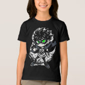 Dynamic Urban Hero Ink Art T-shirt (Voorkant)