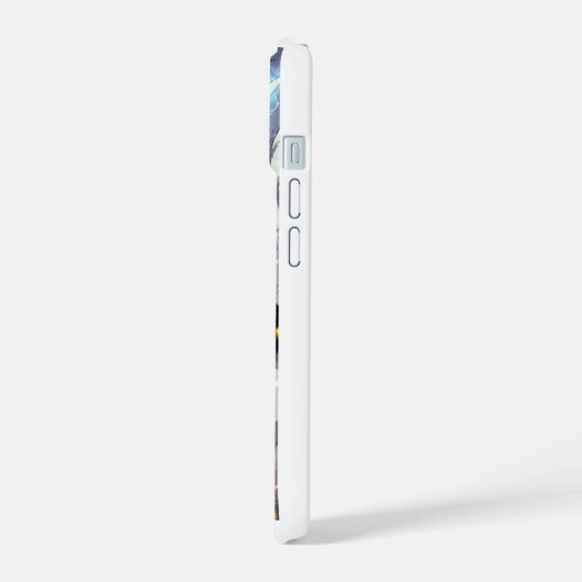 dynamic warrior standing  iPhone 15 case (Linkerkant)