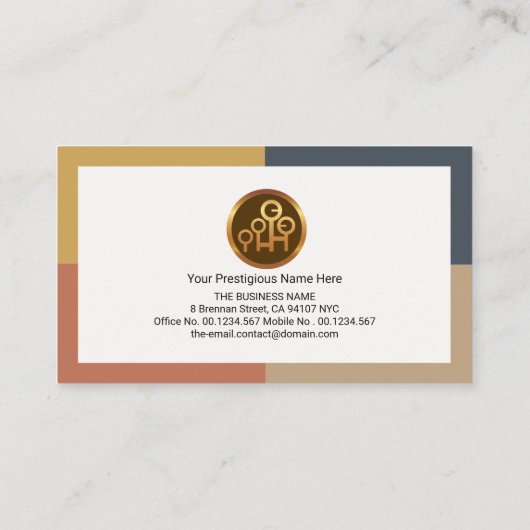 Dynamic White Global Manpower Labour Consultant Visitekaartje (Achterkant)