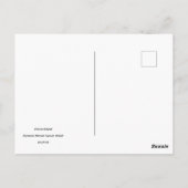 Dynamic Women Soccer Match, Briefkaart (Achterkant)