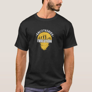 Dynamiek en groei Calisthenics Evolutie Pullove T-shirt