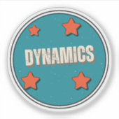 Dynamiek Sticker (Voorkant)