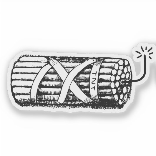 Dynamiet Sticker (Voorkant)