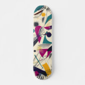Dynamisch Abstract geometrisch Schaatsen dek Persoonlijk Skateboard (Voorkant)